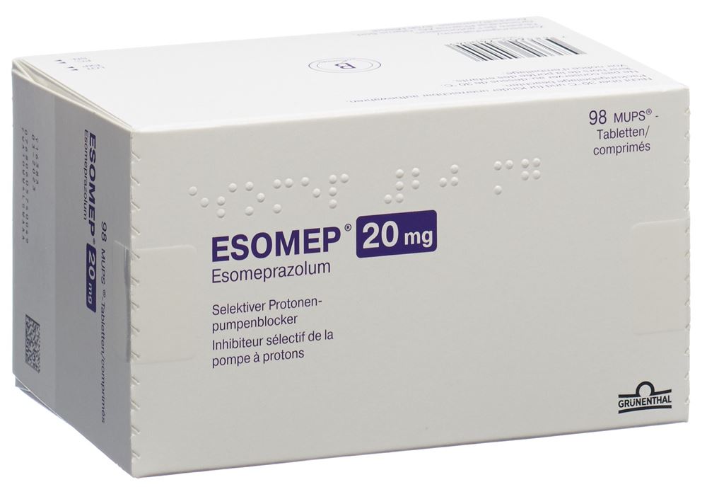 Esomep MUPS 20 mg, image principale