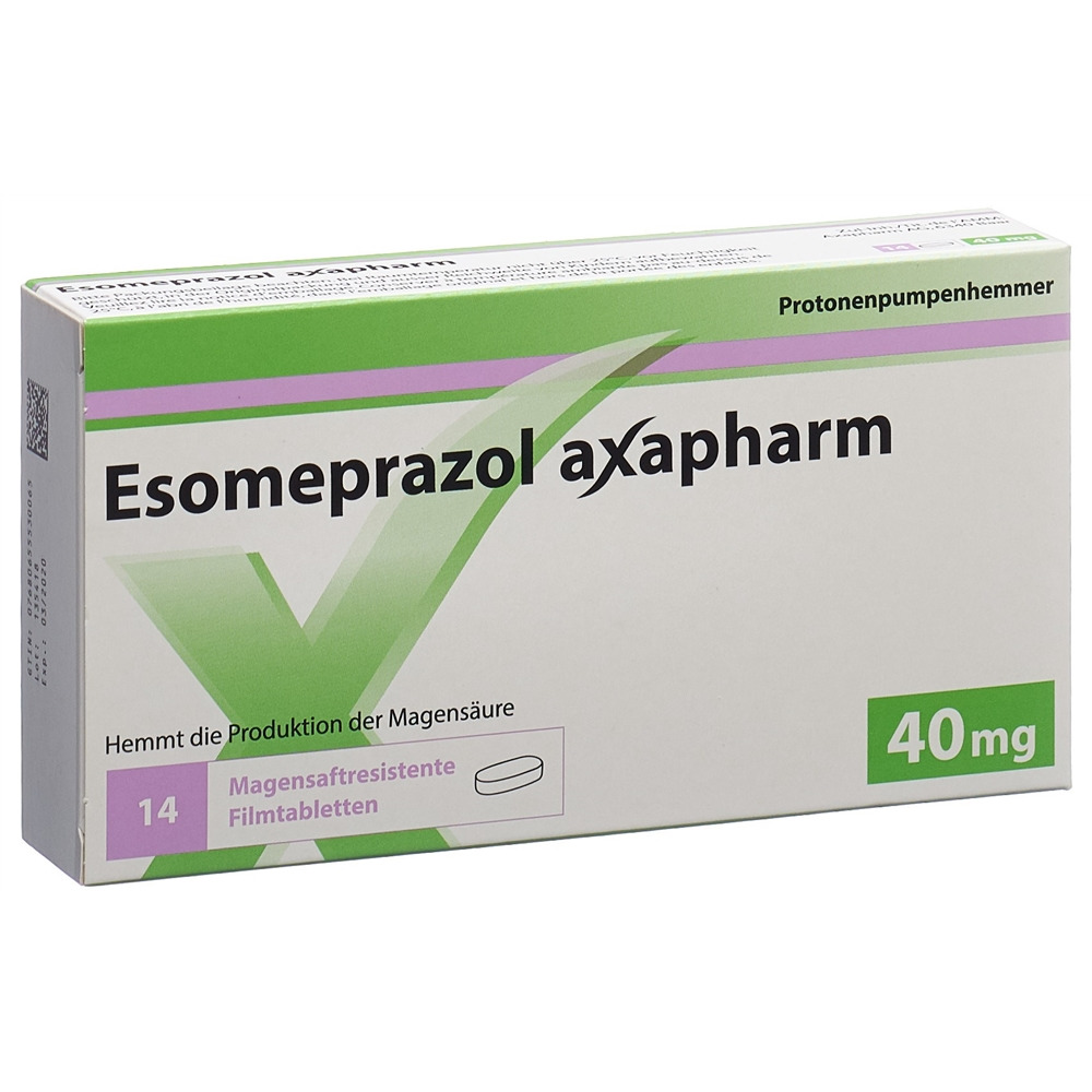 ESOMEPRAZOLE Axapharm 40 mg, Hauptbild