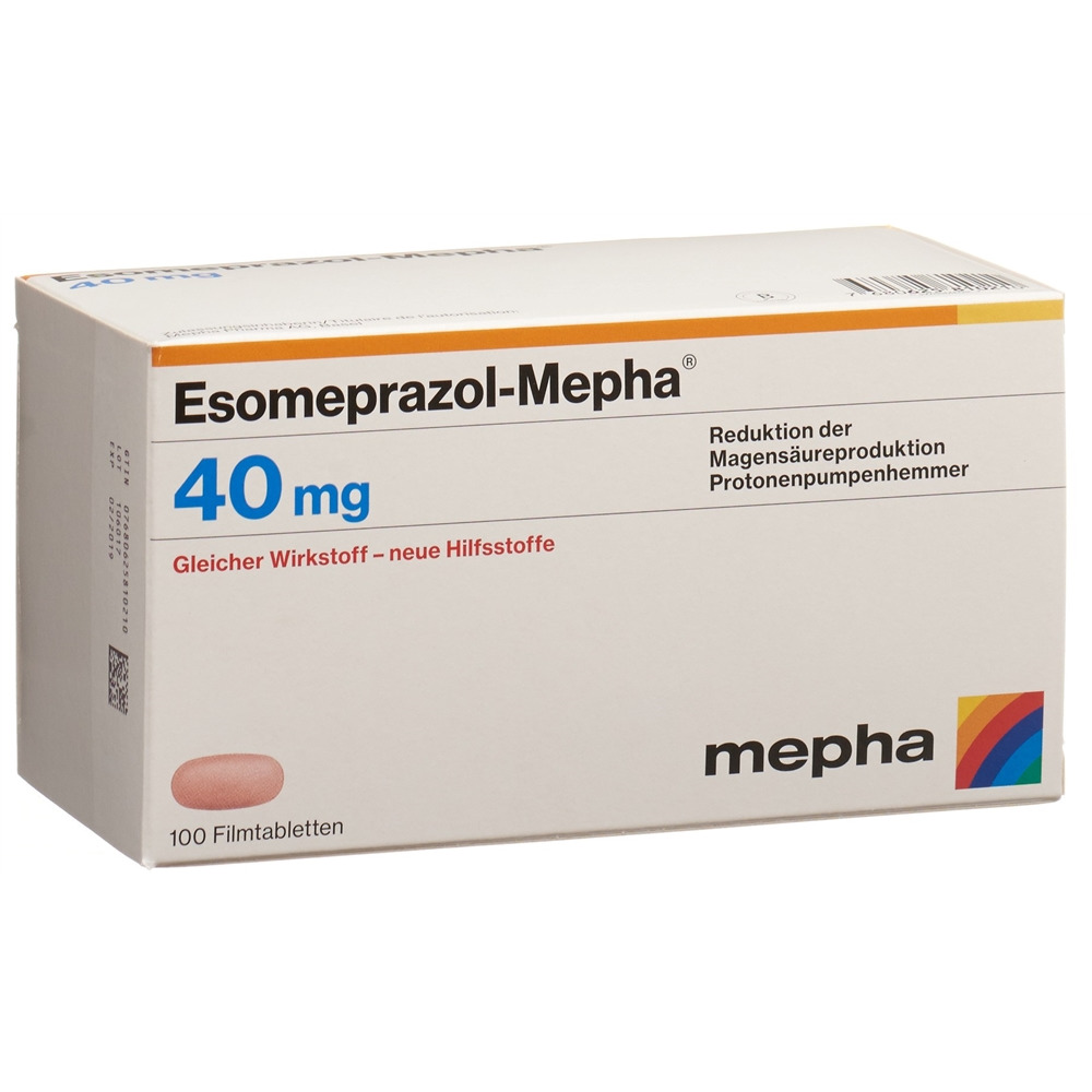 ESOMEPRAZOLE Mepha 40 mg, image principale