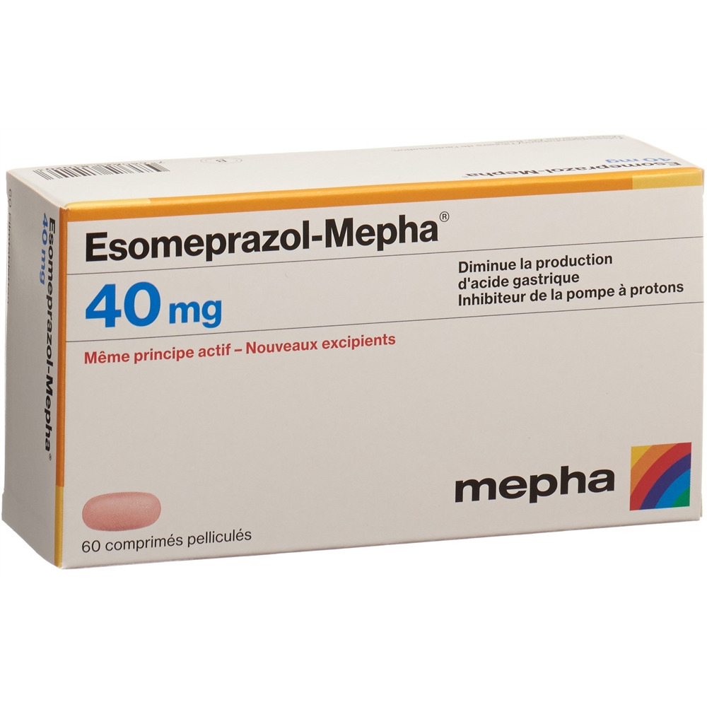 ESOMEPRAZOLE Mepha 40 mg, image 2 sur 2