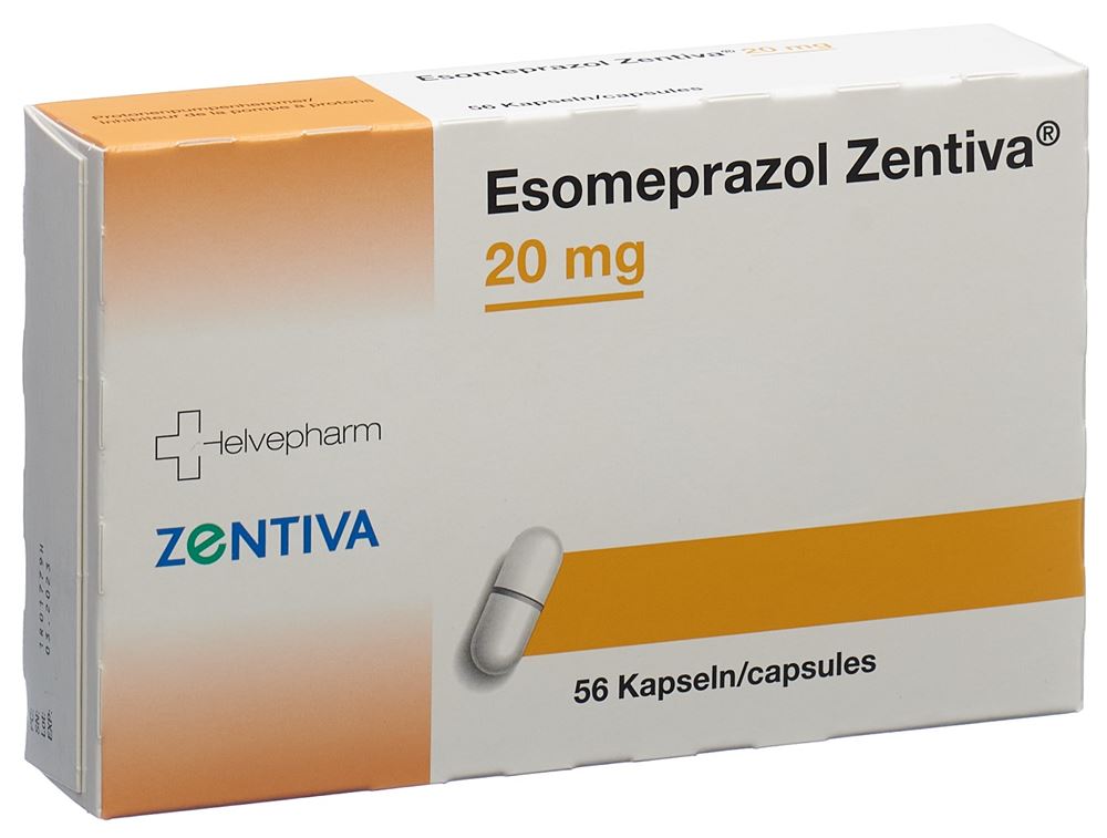 ESOMEPRAZOLE Zentiva 20 mg, image principale ESOMEPRAZOLE Zentiva 20 mg, image principale