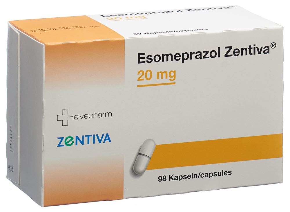 ESOMEPRAZOLE Zentiva 20 mg, image principale