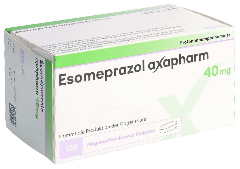 ESOMEPRAZOLE Axapharm 40 mg, image principale