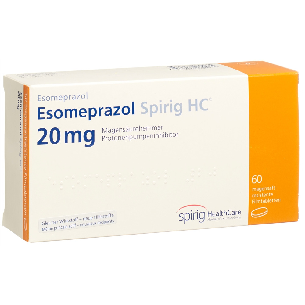 ESOMEPRAZOLE Spirig HC 20 mg, image principale