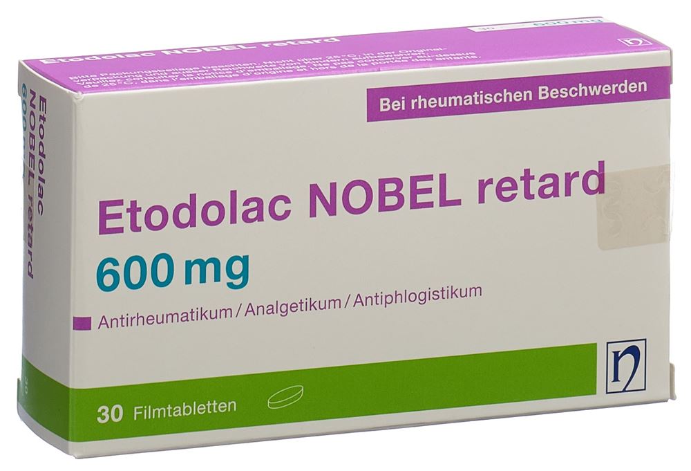 ETODOLAC NOBEL 600 mg, image principale