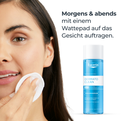 EUCERIN DermatoCLEAN eau micellaire, image 3 sur 5