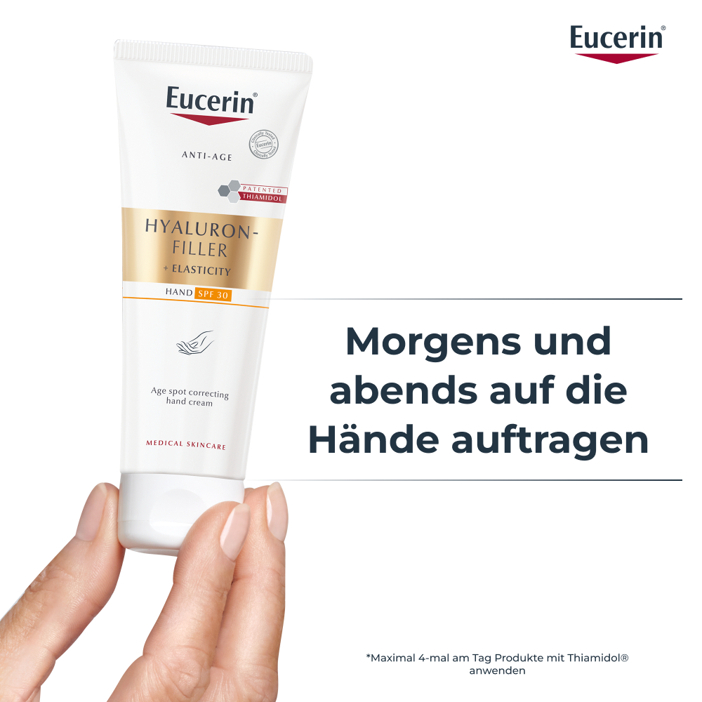 EUCERIN HYALURON-FILLER + ELASTICITY crème mains, image 2 sur 6