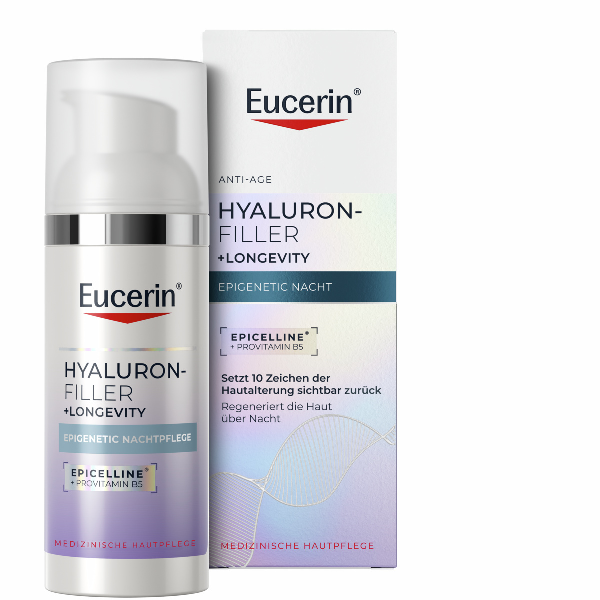 EUCERIN HYALURON-FILLER + LONGEVITY soin de nuit épigénétique
