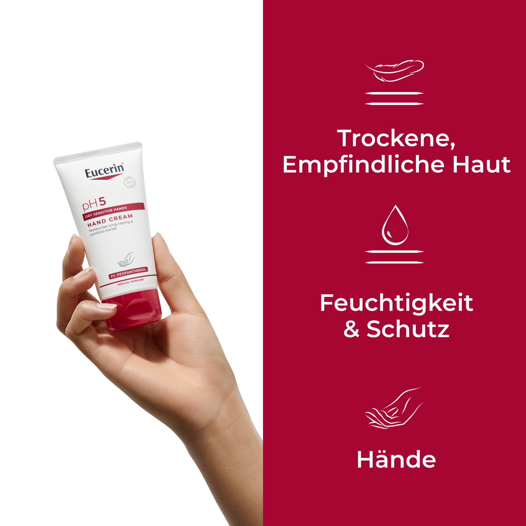 EUCERIN pH5 crème mains, image 3 sur 5