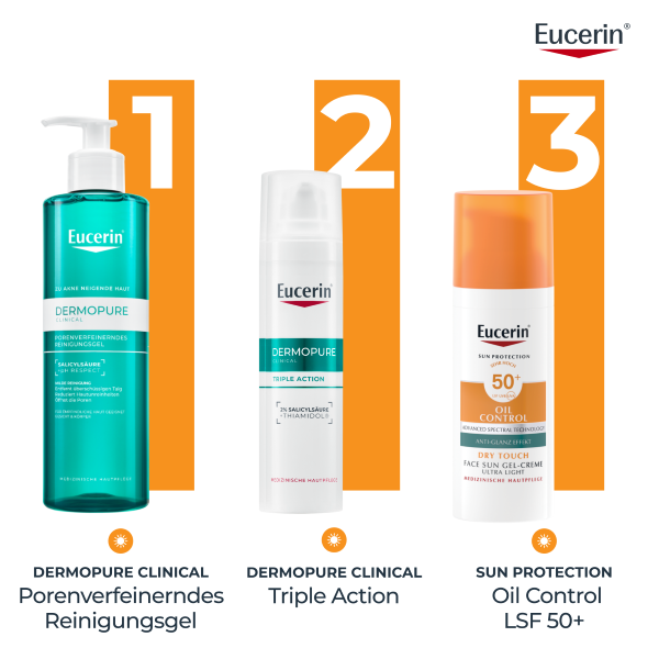 EUCERIN SUN Face Oil Control gel-crème, image 5 sur 5