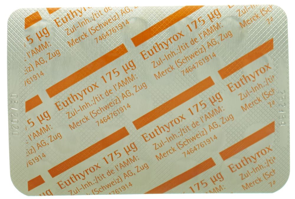 EUTHYROX cpr 175 mcg blist 100 pce, image 2 sur 3
