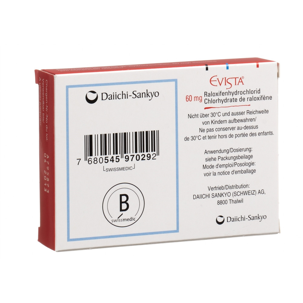 EVISTA Filmtabl 60 mg Blist 28 Stk, Bild 2 von 2