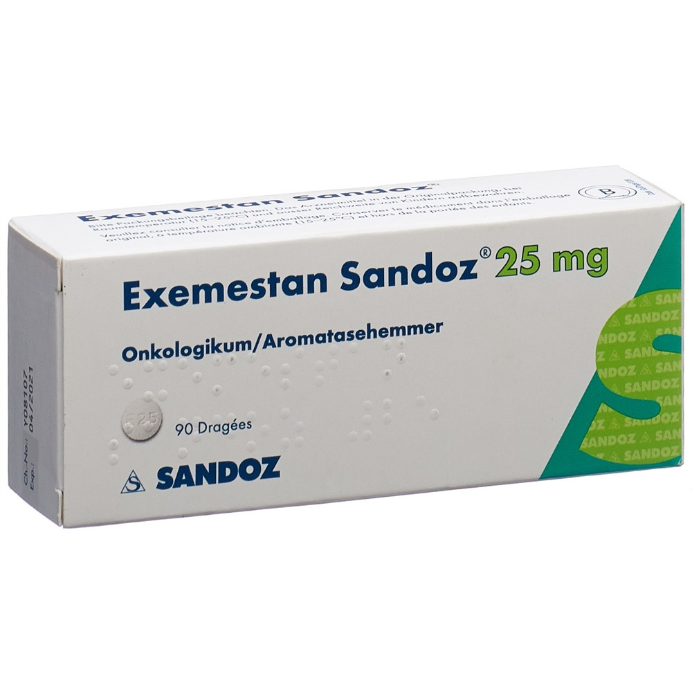 EXEMESTANE Sandoz 25 mg, Hauptbild