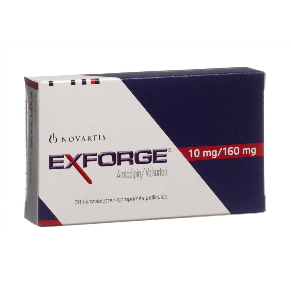 EXFORGE cpr pell 10mg/160mg blist 28 pce, image principale