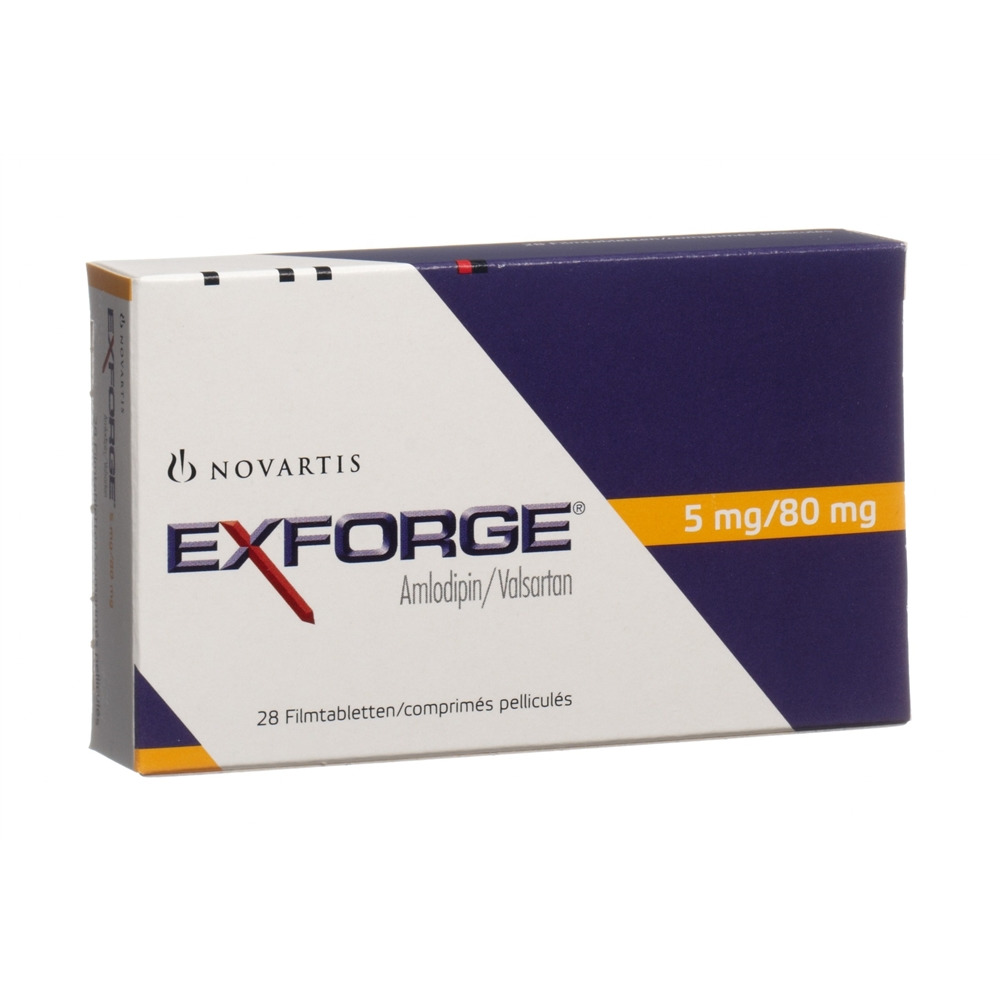 EXFORGE Filmtabl 5mg/80mg Blist 28 Stk