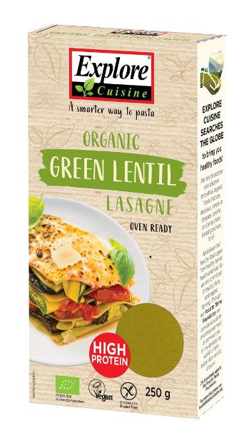 EXPLORE CUISINE lasagne aux lentilles vertes