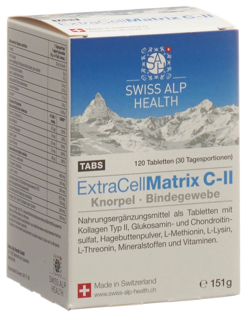 EXTRA CELL Matrix C-II TABS für Gelenke und Knorpel