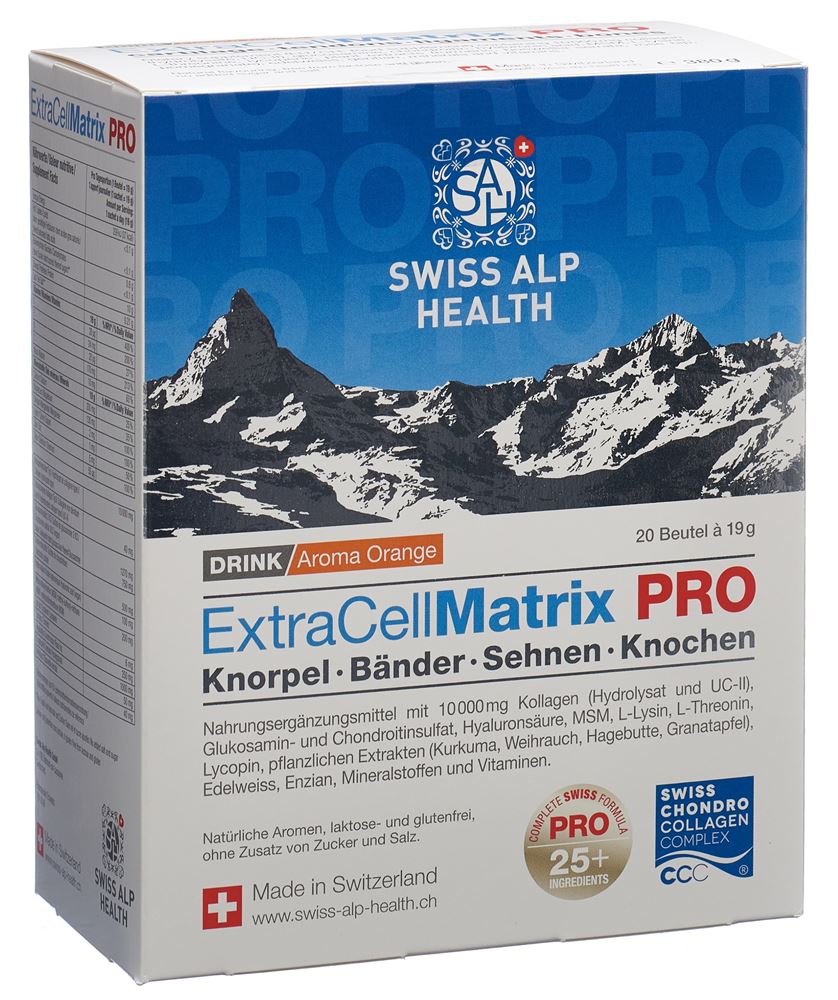 EXTRA CELL Matrix PRO Drink pour cartilage tendons ligaments et os