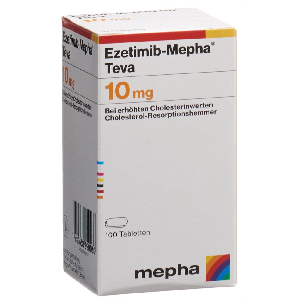 EZETIMIBE Mepha Teva 10 mg, image principale