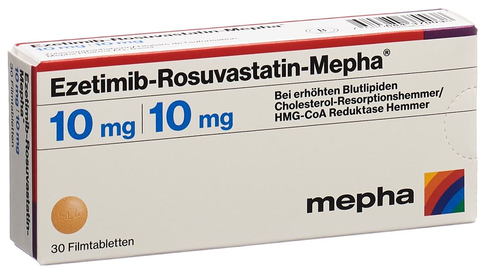 EZETIMIBE ROSUVASTATINE Mepha, image principale