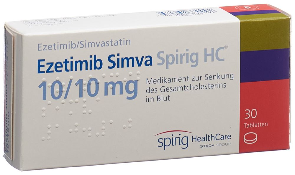 EZETIMIBE SIMVA Spirig HC, Hauptbild
