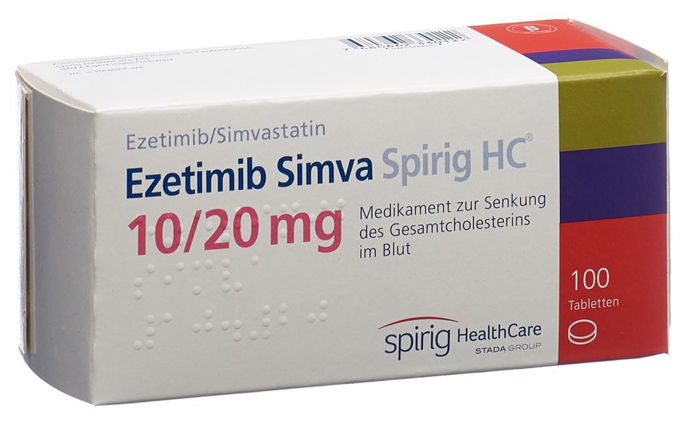 EZETIMIBE SIMVA Spirig HC, Hauptbild