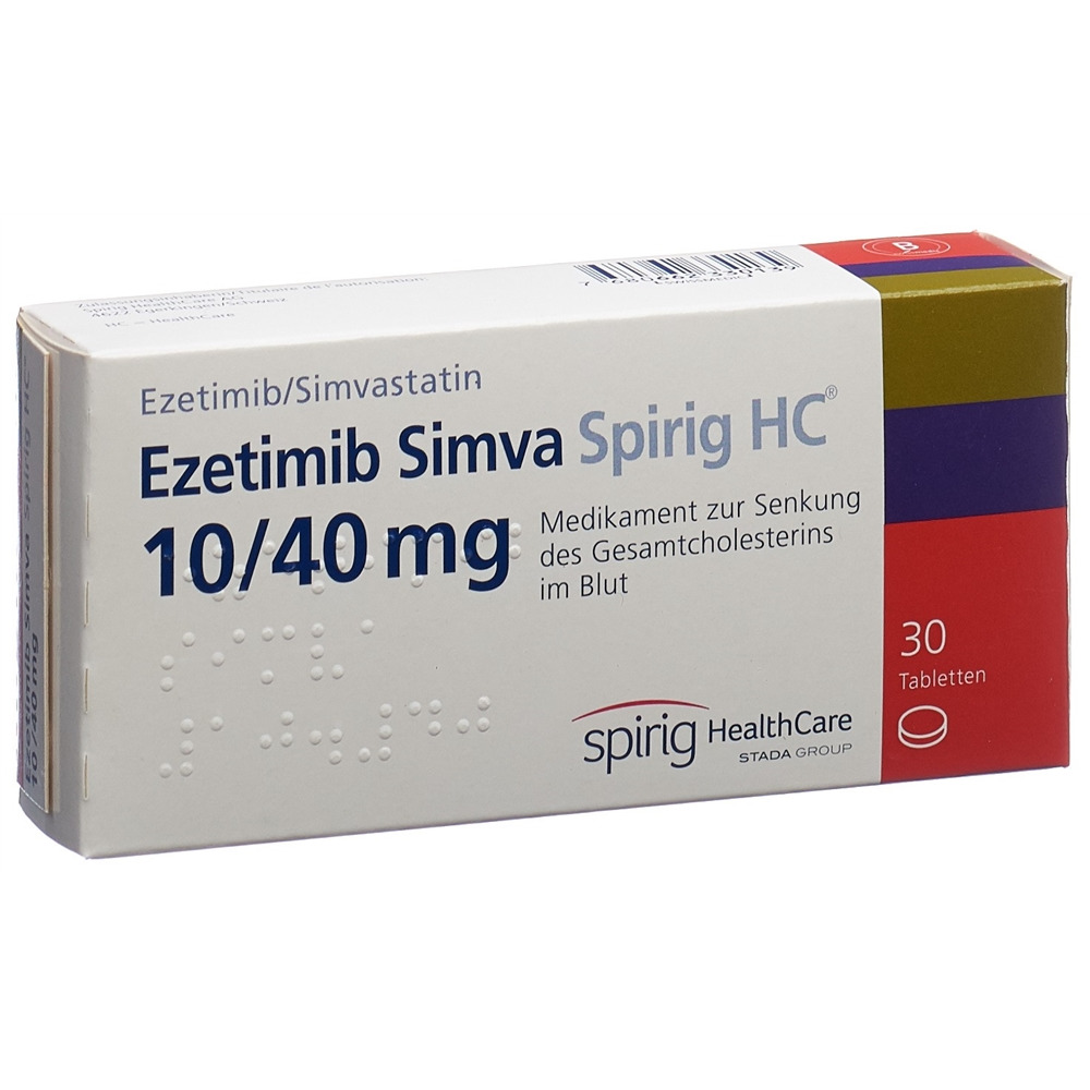 EZETIMIBE SIMVA Spirig HC, Hauptbild