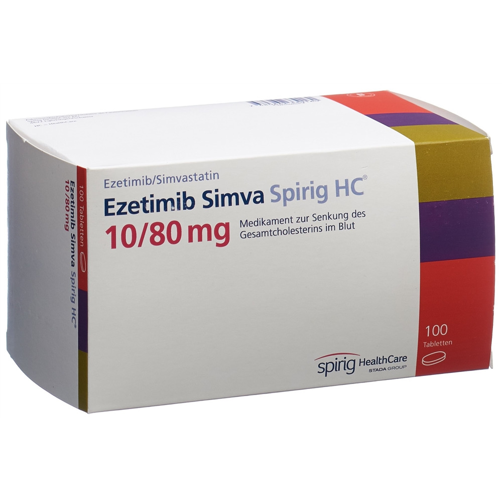 EZETIMIBE SIMVA Spirig HC, Hauptbild