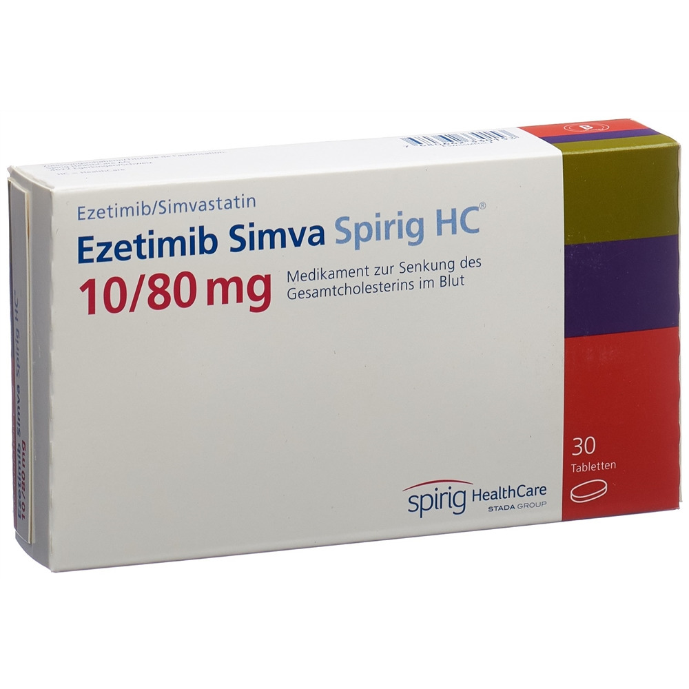 EZETIMIBE SIMVA Spirig HC, Hauptbild