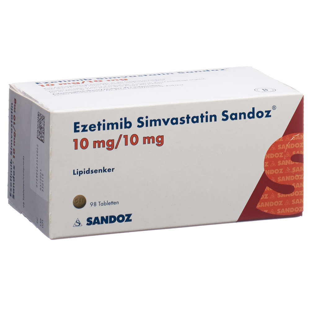 EZETIMIBE SIMVASTATINE Sandoz, Hauptbild