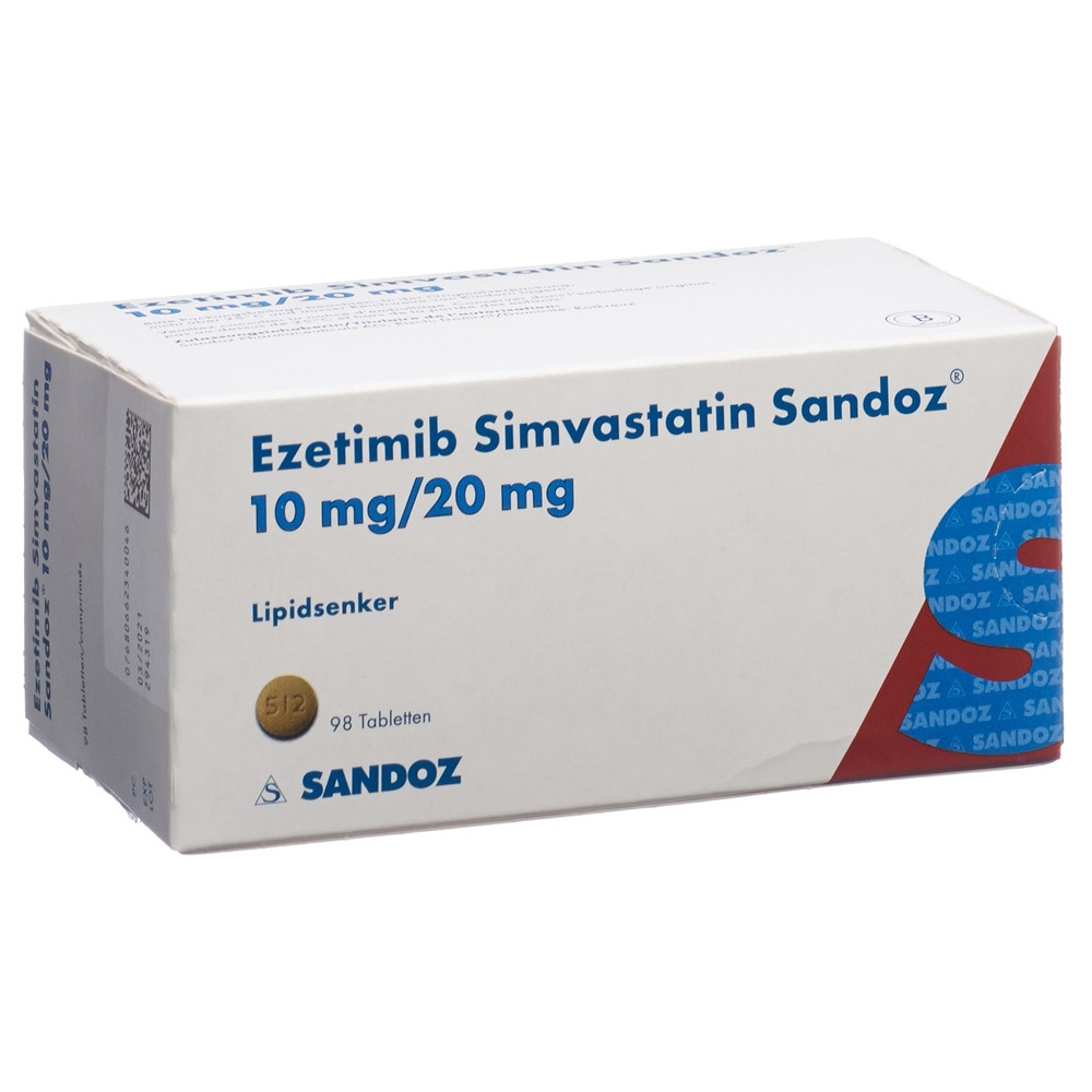 EZETIMIBE SIMVASTATINE Sandoz, Hauptbild