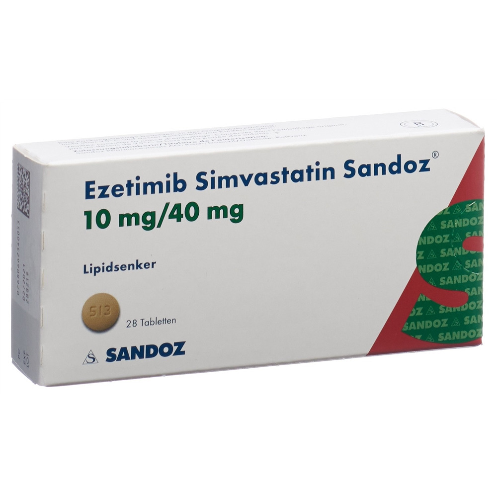 EZETIMIBE SIMVASTATINE Sandoz, Hauptbild