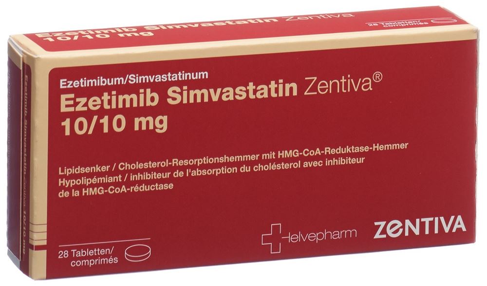 EZETIMIBE SIMVASTATINE Zentiva, image principale