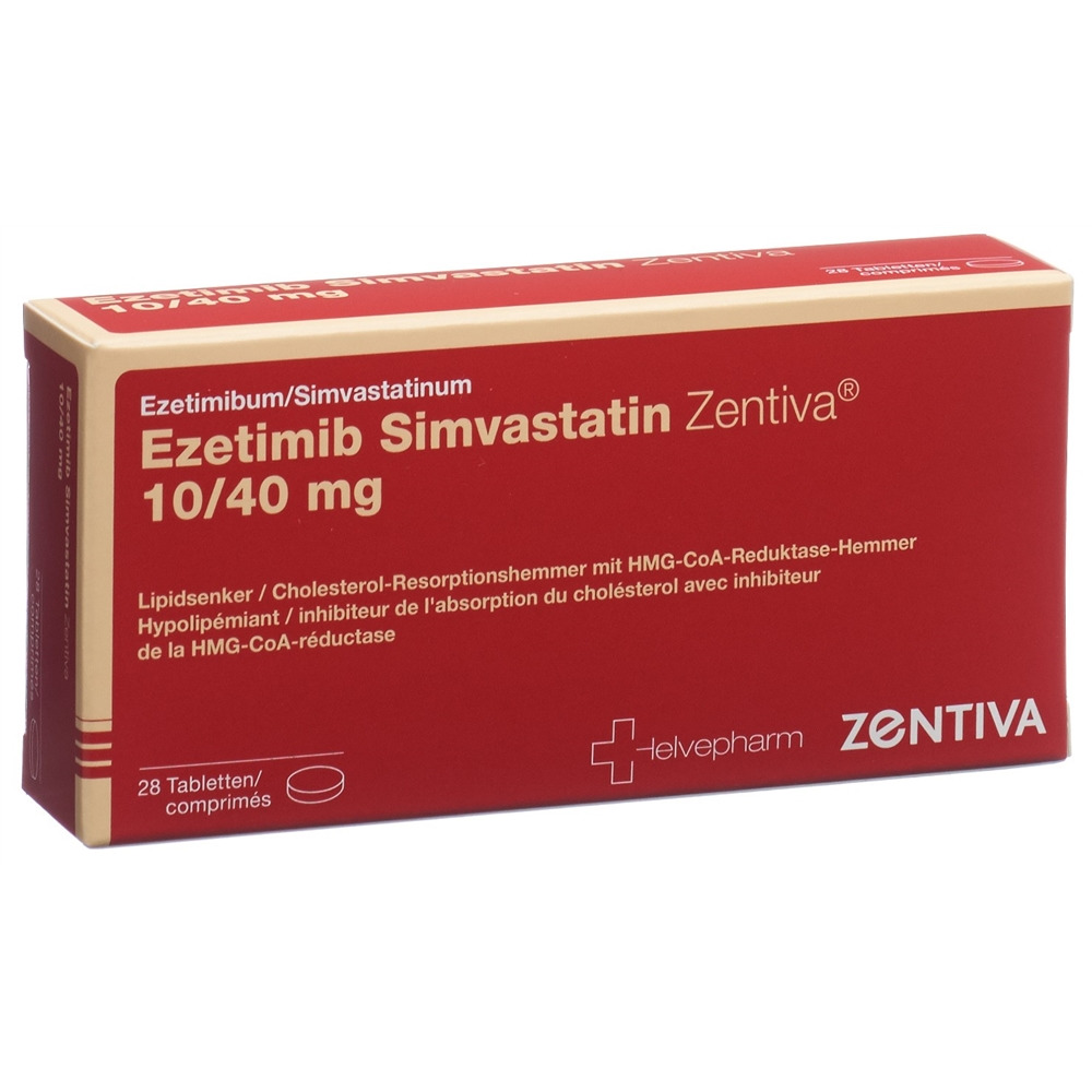 EZETIMIBE SIMVASTATINE Zentiva, Hauptbild