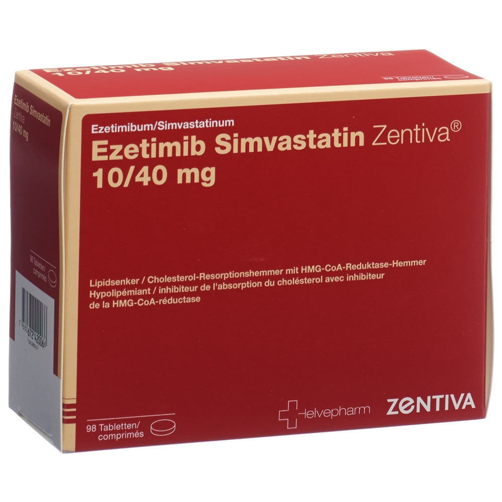 EZETIMIBE SIMVASTATINE Zentiva, Hauptbild