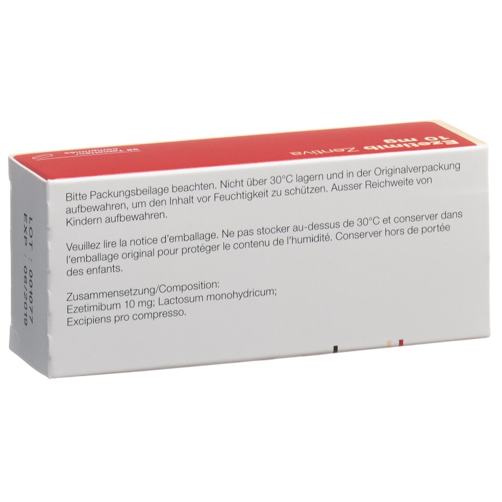 EZETIMIBE Zentiva 10 mg, image 2 sur 2