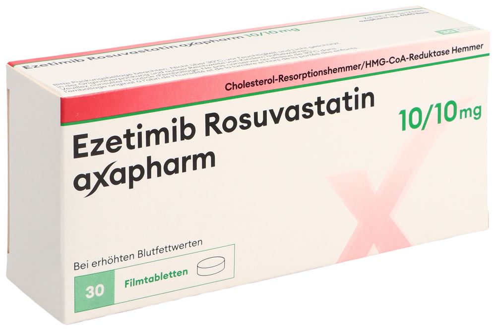EZETIMIBE ROSUVASTATINE axapharm, image principale