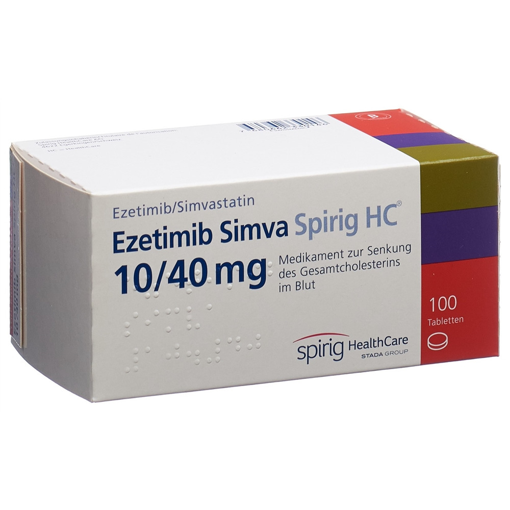 EZETIMIBE SIMVA Spirig HC, image principale