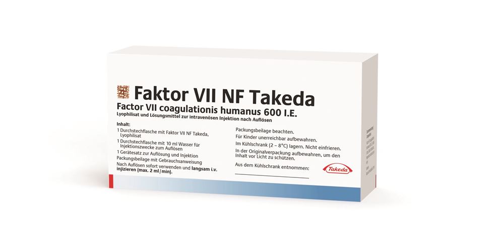 FACTEUR VII NF Takeda 600 IE, Hauptbild