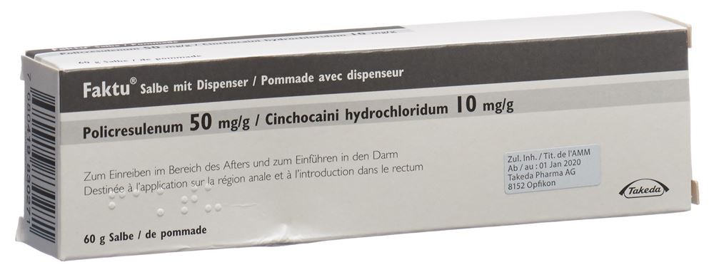 FAKTU Salbe mit Dispenser Tb 60 g, Hauptbild FAKTU Salbe mit Dispenser Tb 60 g, Hauptbild