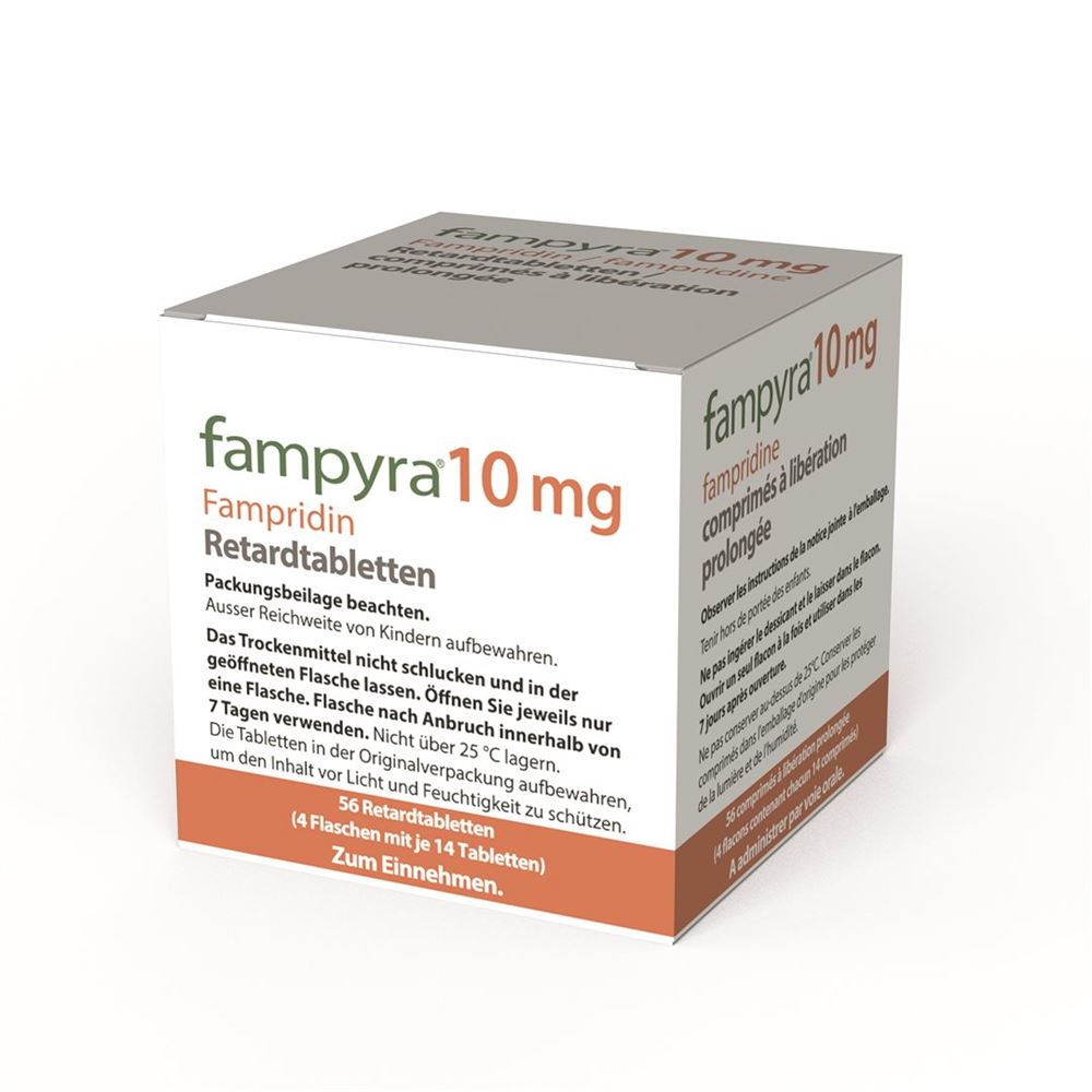 Ret 10 FAMPYRA cpr ret 10 mg bte 14 pce | Commander en ligne