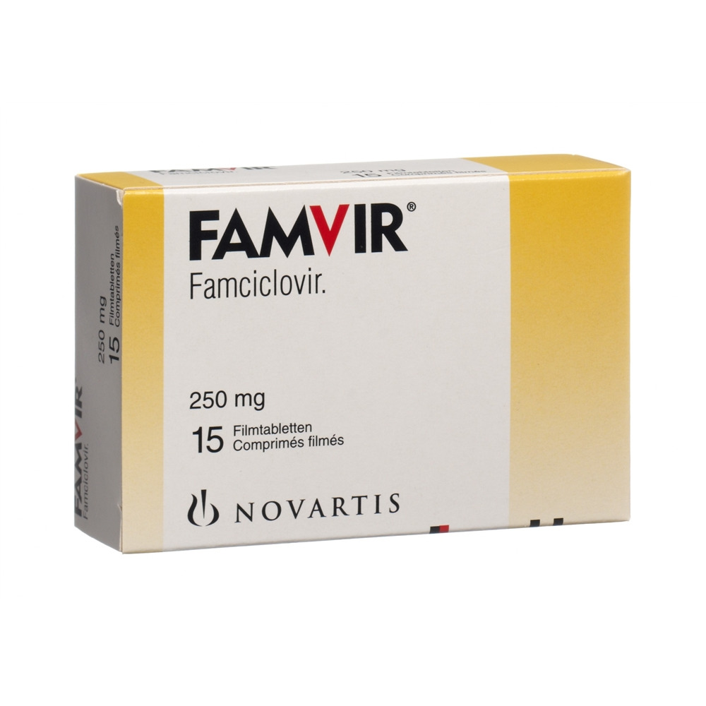 FAMVIR cpr 250 mg blist 15 pce, image principale