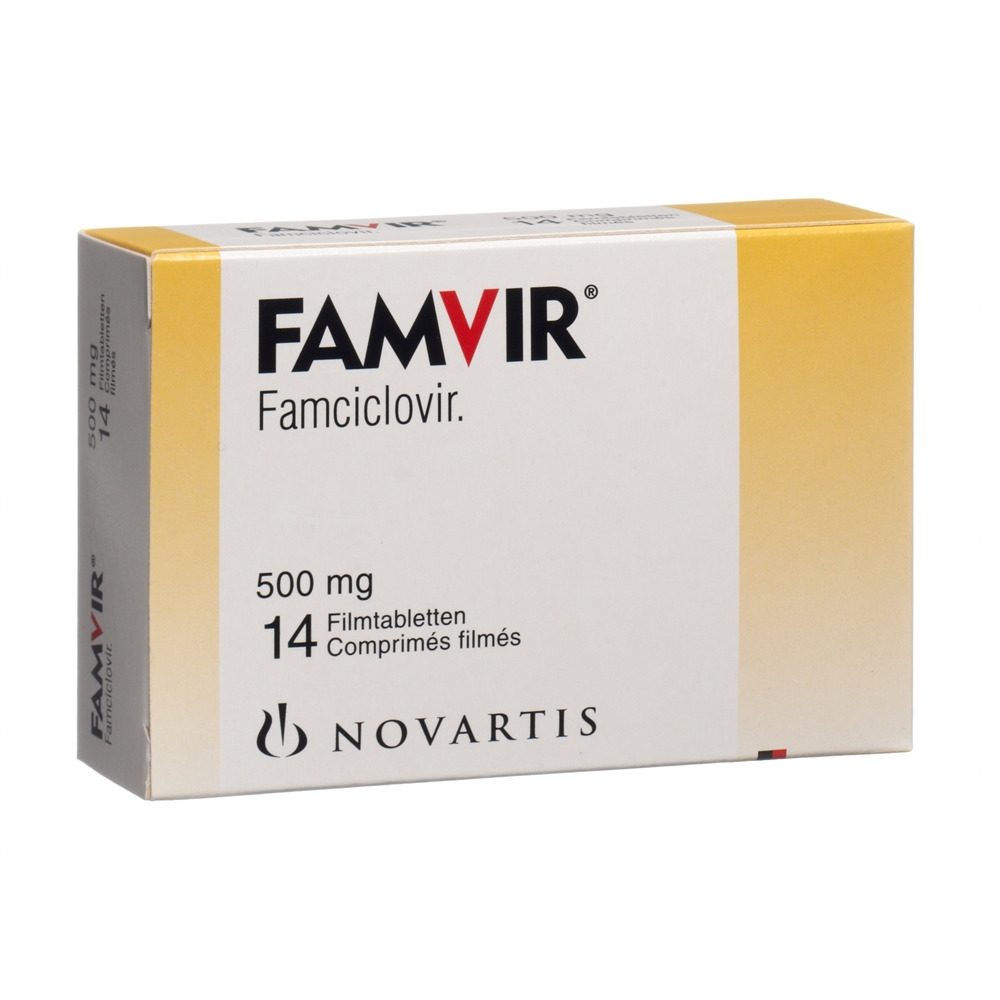 FAMVIR cpr 500 mg blist 14 pce, image principale