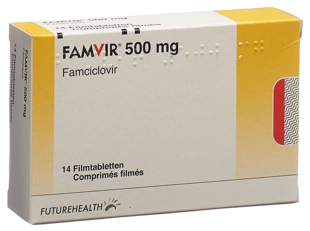FAMVIR cpr 500 mg blist 14 pce, image principale