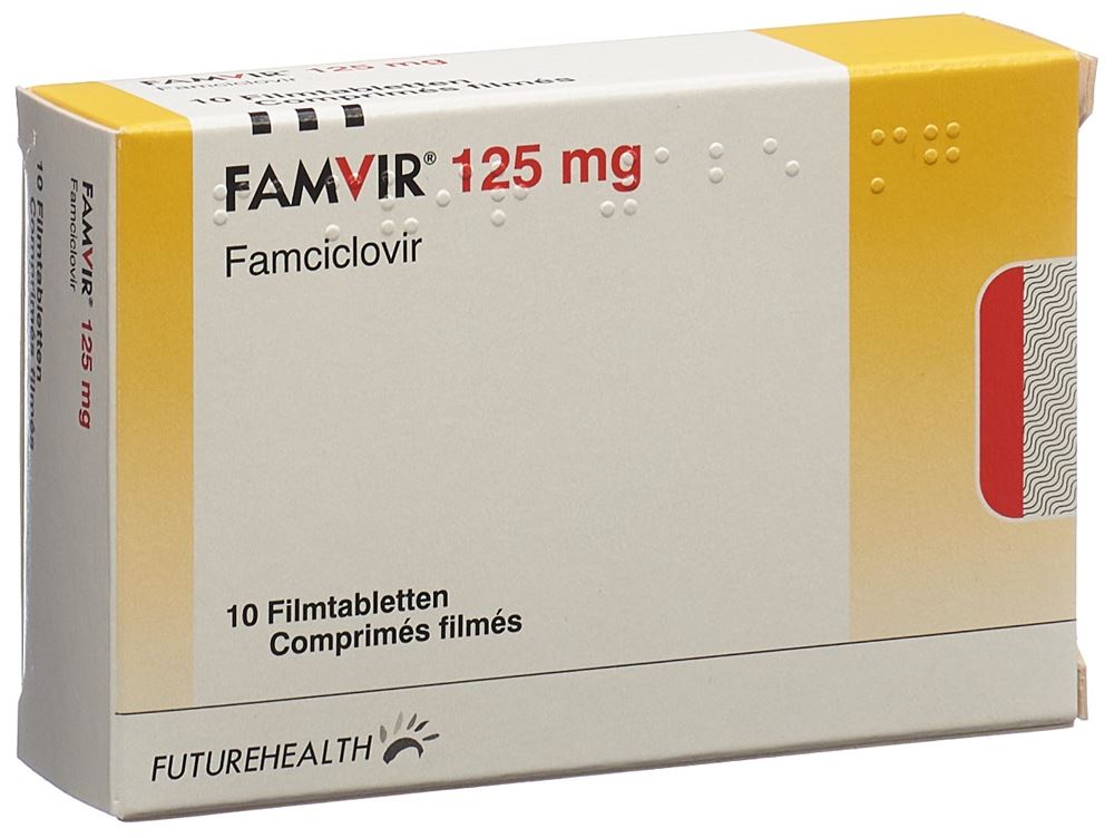 FAMVIR Tabl 125 mg Blist 10 Stk, Hauptbild