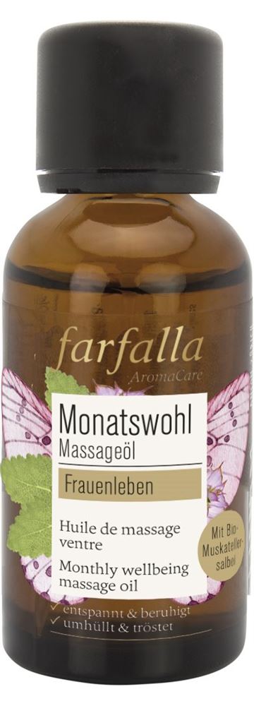 Farfalla Monatswohl Massageöl Frauenleben, Hauptbild