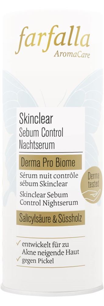 Farfalla Skinclear Contrôle sébum sérum nuit