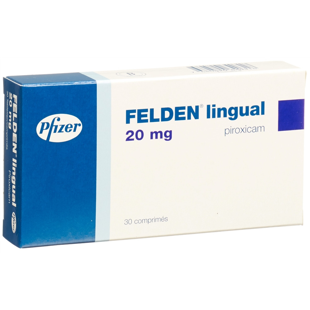 FELDEN lingual 20 mg, image 2 sur 2