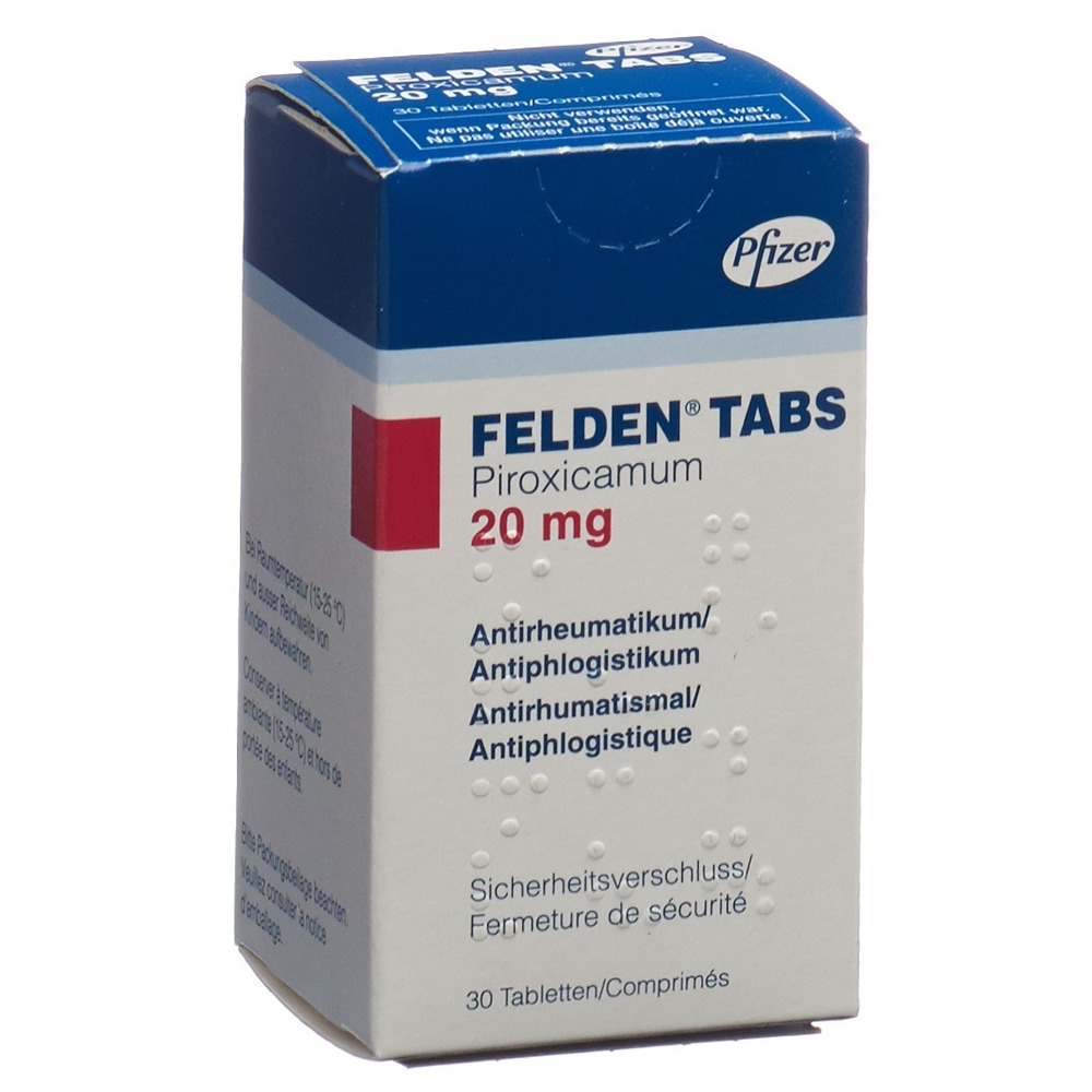 FELDEN tabs 20 mg bte 30 pce, image principale