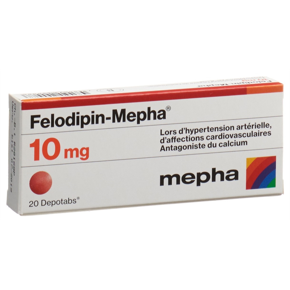 FELODIPINE Mepha 10 mg, image 2 sur 2